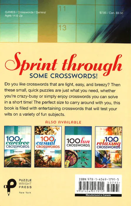 100 Quick Crosswords