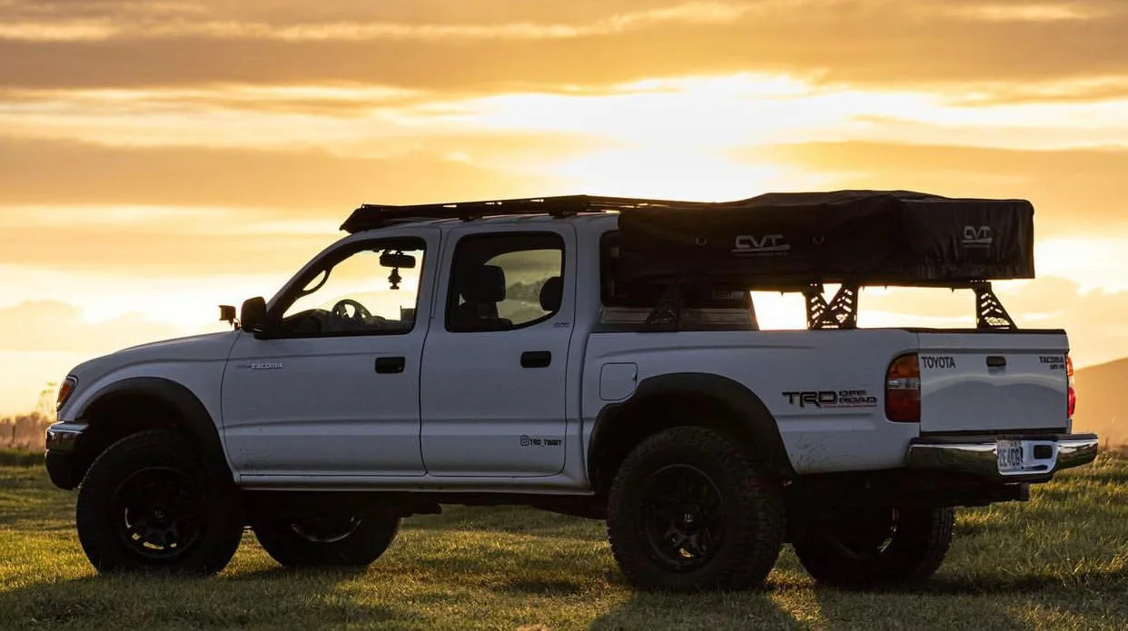 1st Gen Tacoma Overland Bed Bars Powdercoat Black 96-04 Tacoma CBI Offroad