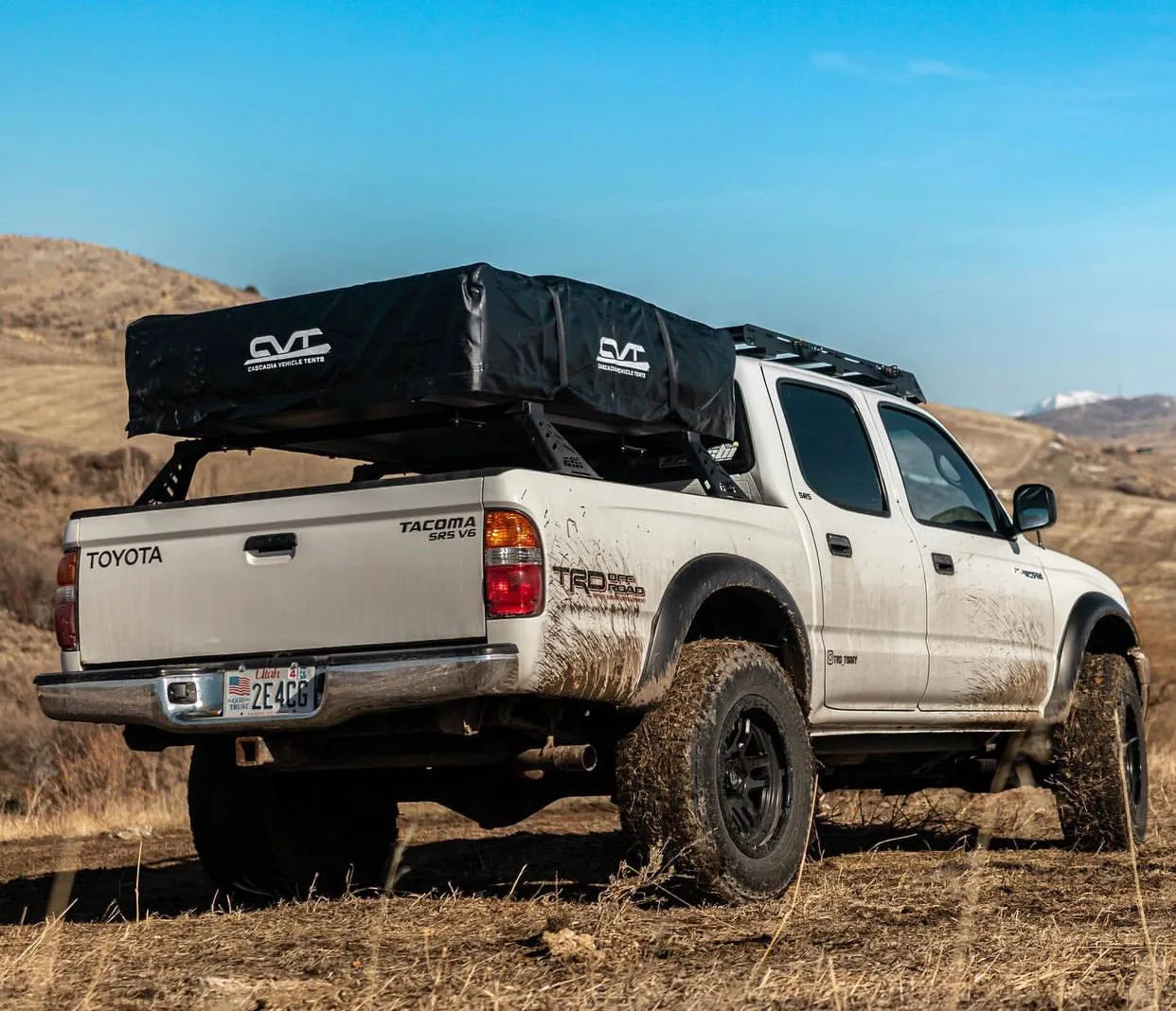 1st Gen Tacoma Overland Bed Bars Powdercoat Black 96-04 Tacoma CBI Offroad