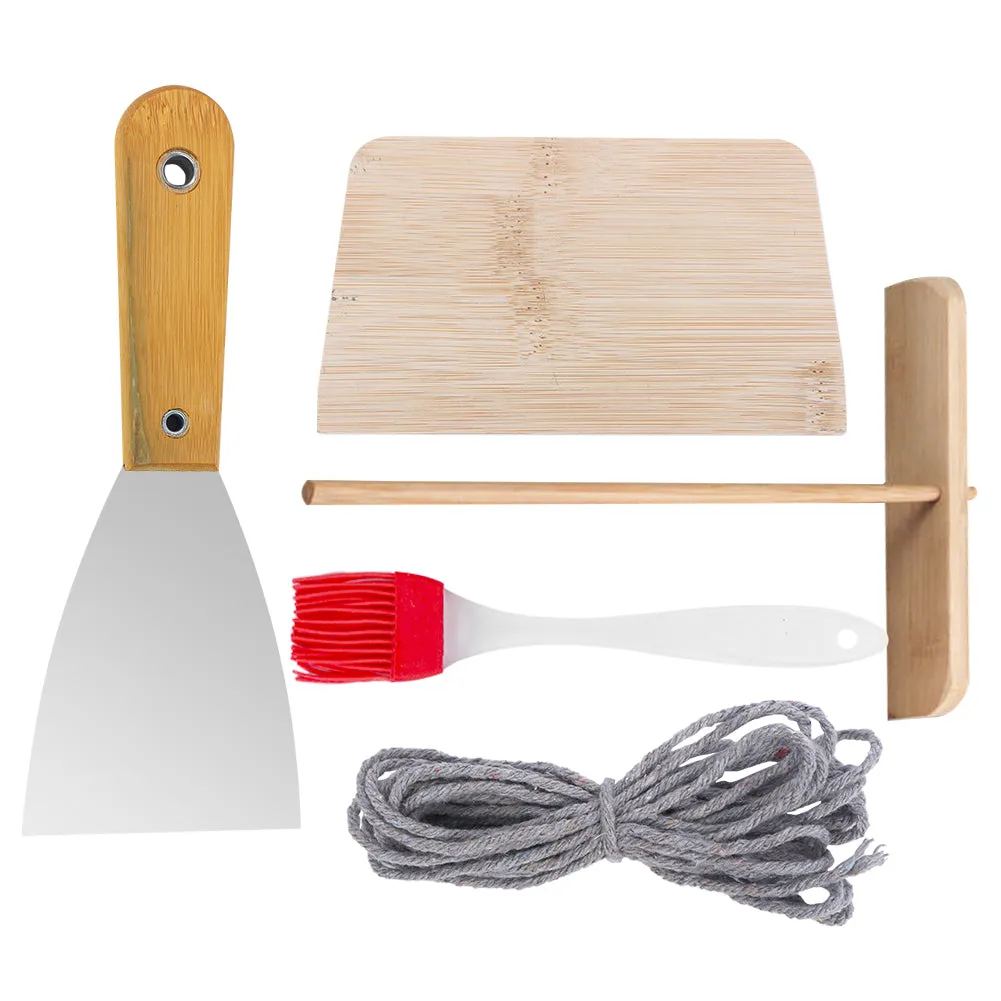 34cm | Seasoned Cast Iron Induction Crepes Pan | Baking Pancake Tool | Pizza Bakeware