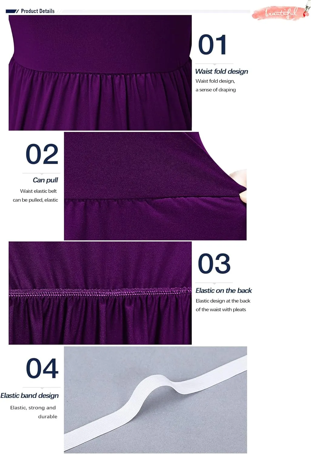 AUSELILY Women's Long Sleeve Dress Loose Plain Long Casual Maxi Dresses with Pockets 2025 New