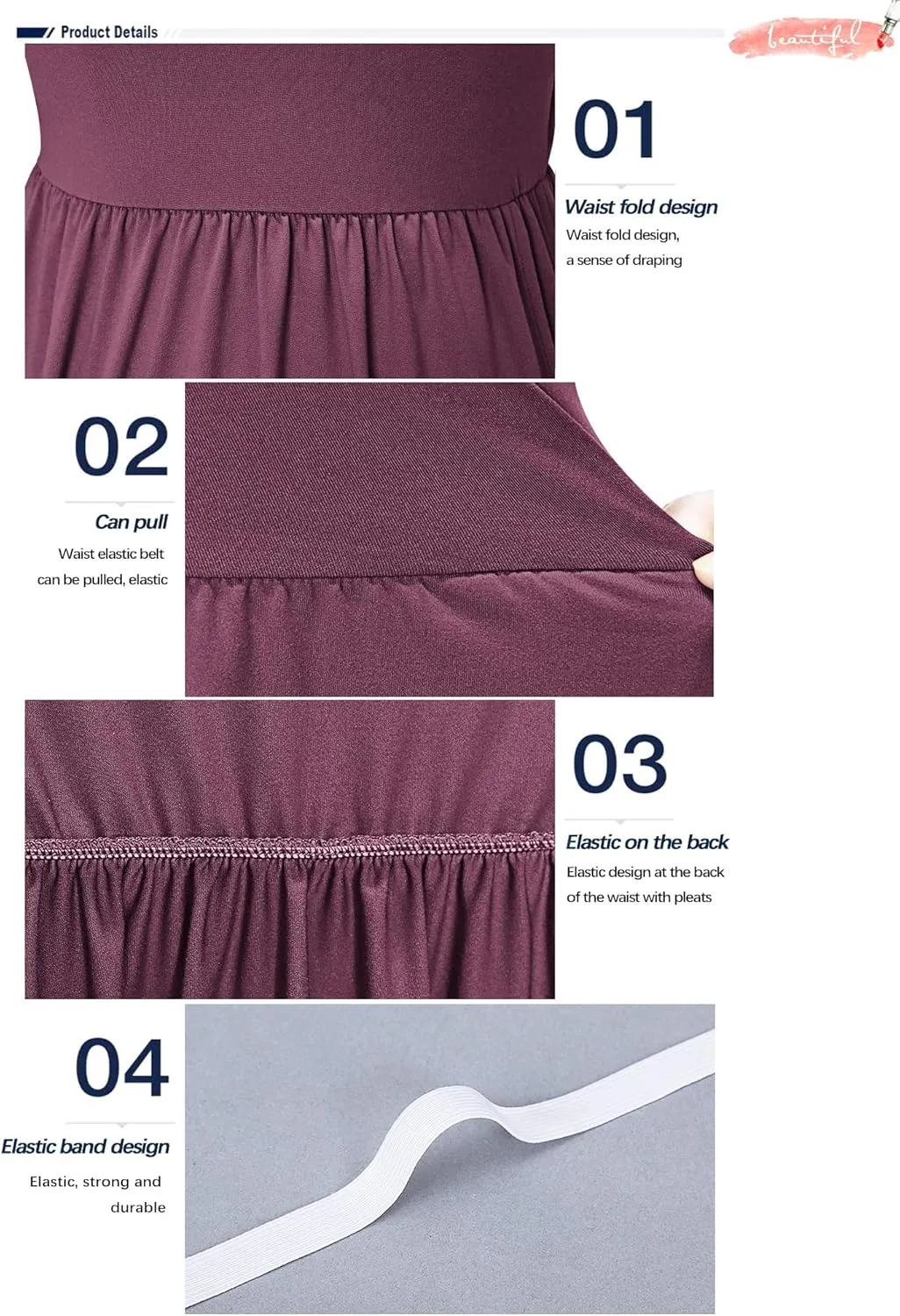 AUSELILY Women's Long Sleeve Dress Loose Plain Long Casual Maxi Dresses with Pockets 2025 New