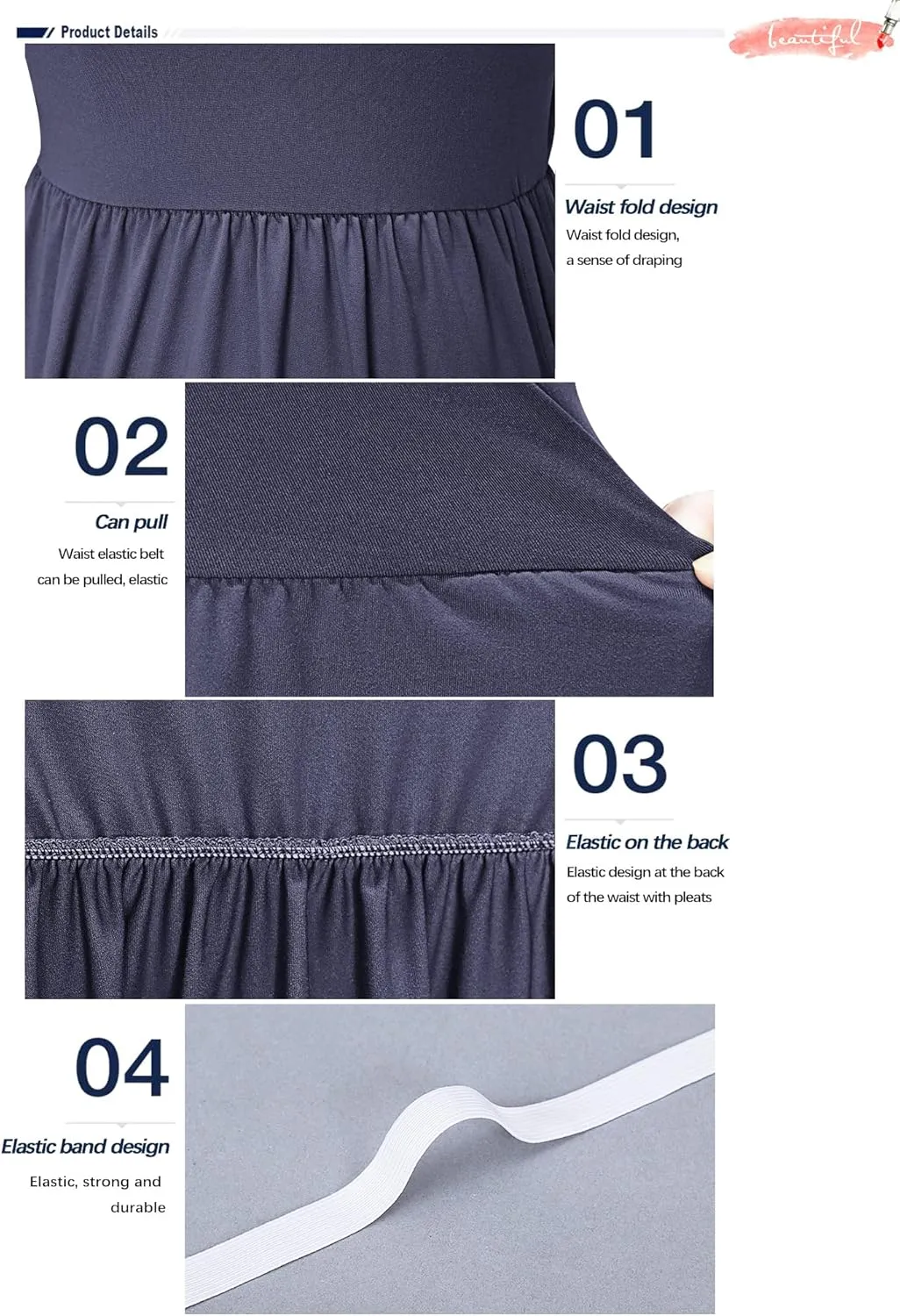 AUSELILY Women's Long Sleeve Dress Loose Plain Long Casual Maxi Dresses with Pockets 2025 New