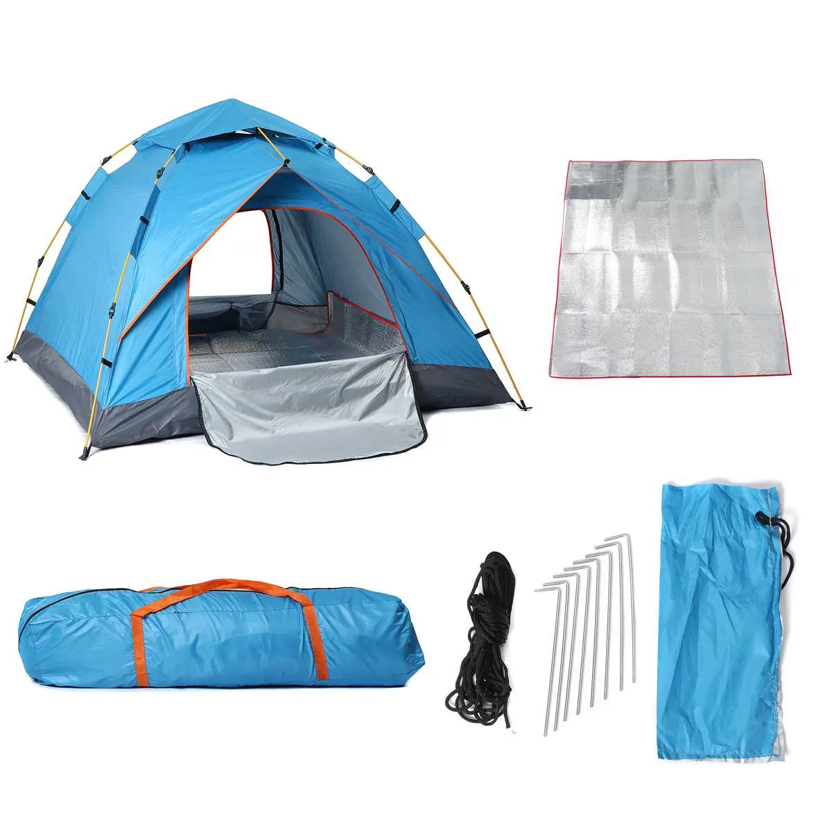 Automatic Outdoor Camping Tents Dome 3-4 Person