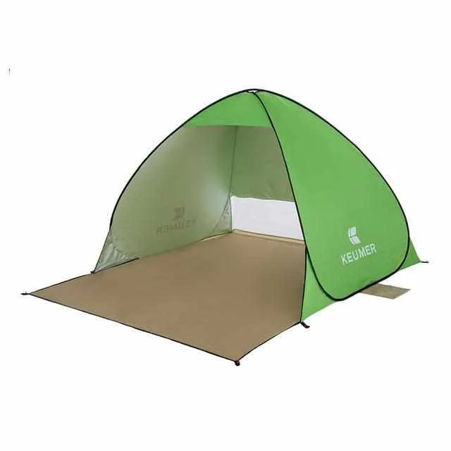 Automatic Pop Up Tent - Breathable Anti UV 2-4 Persons Instant Pop Up Beach Tent