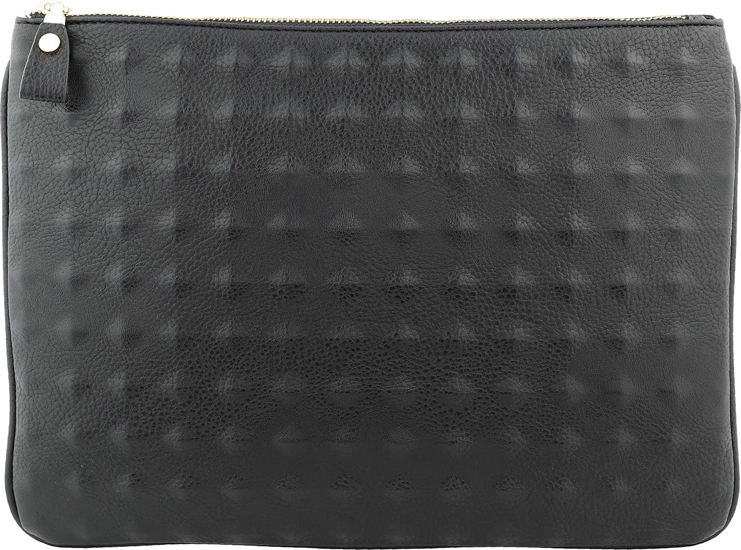 B BRENTANO Vegan Oversized Embossed Clutch Pouch