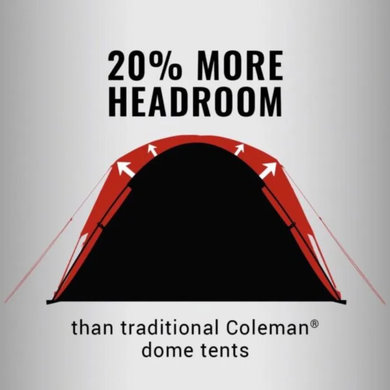 Coleman 4-Person Dark Room Skydome Camping Tent