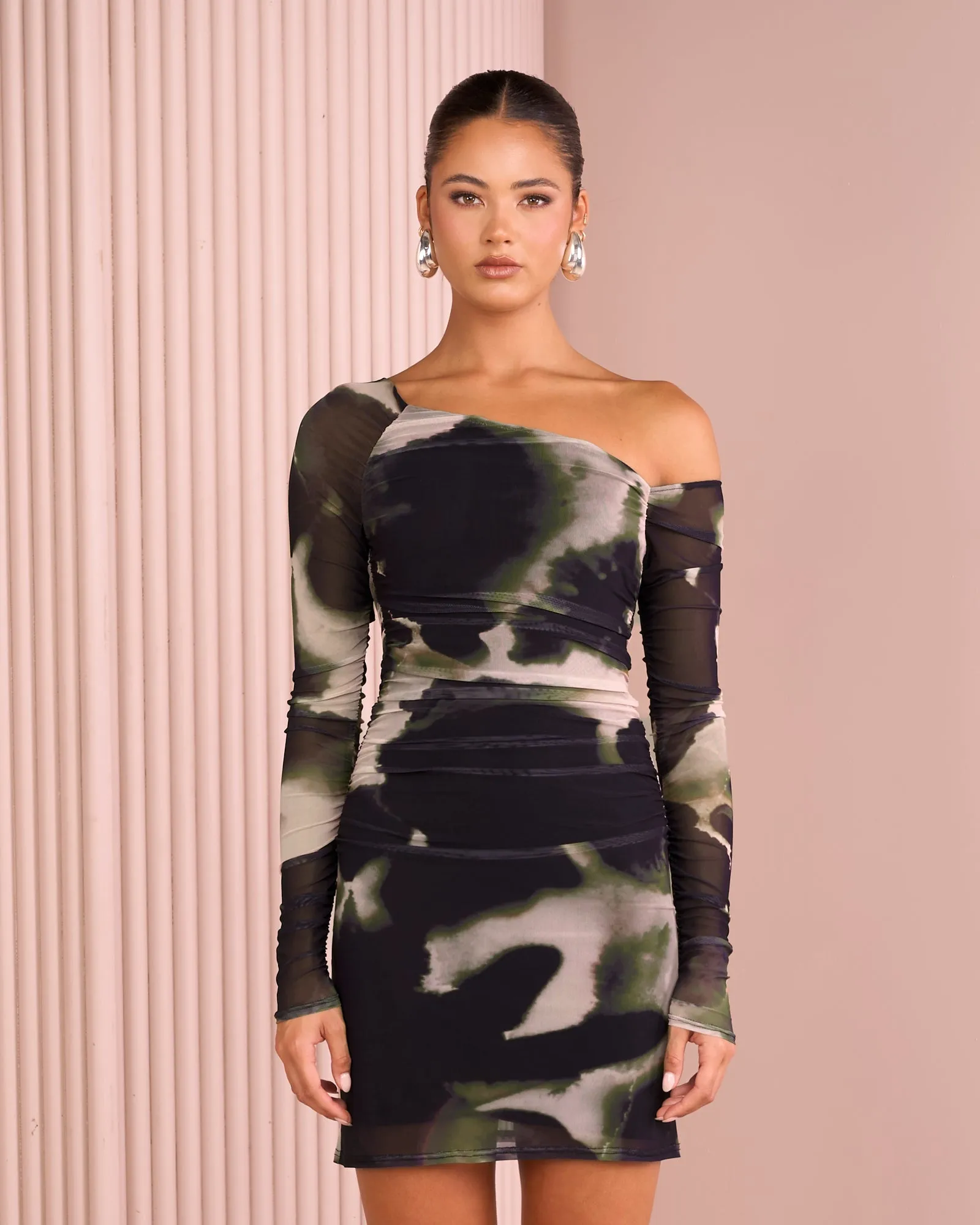 Eartha Off Shoulder Mini Dress