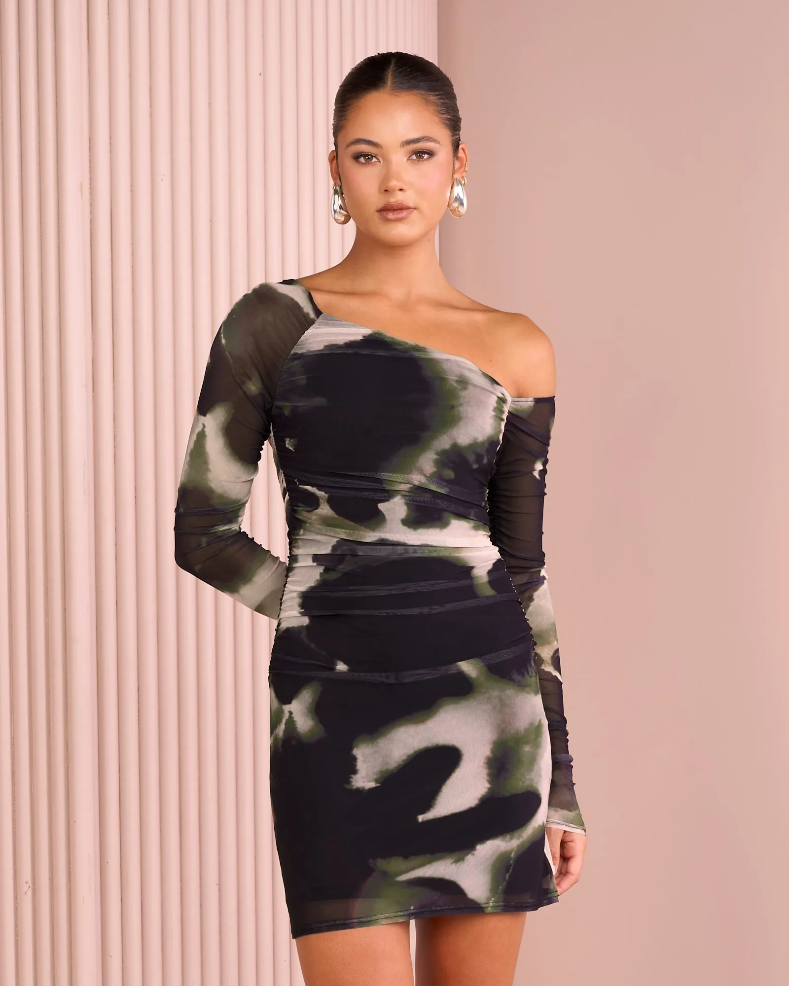 Eartha Off Shoulder Mini Dress