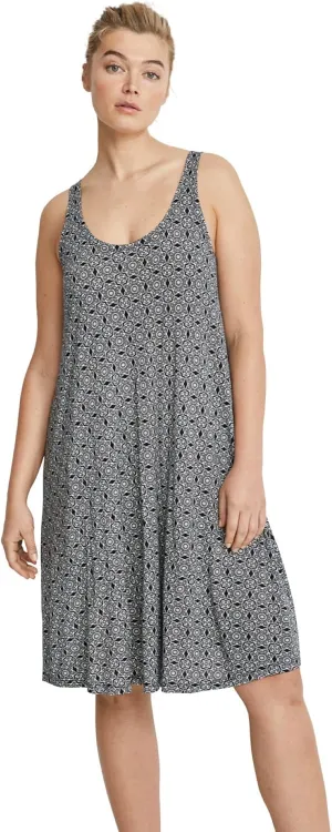 ellos Women's Plus Size Crossover Back Tank Dress