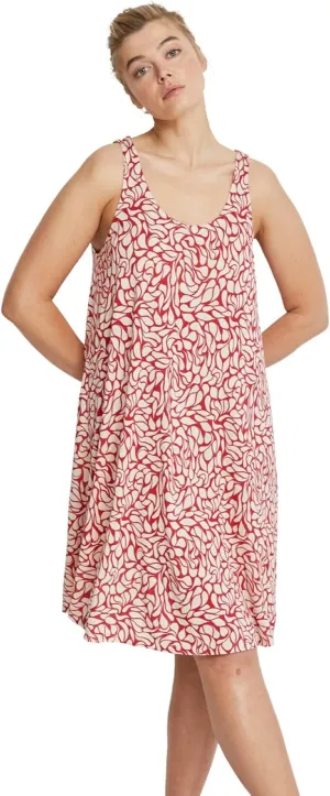 ellos Women's Plus Size Crossover Back Tank Dress