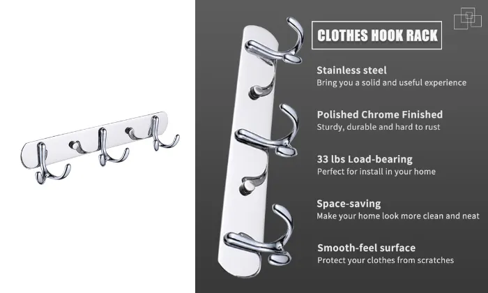 Hanger Hook Rack - 3 Hangers