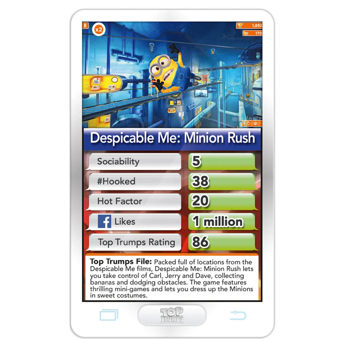 Hottest 30 Apps Top Trumps Card Game