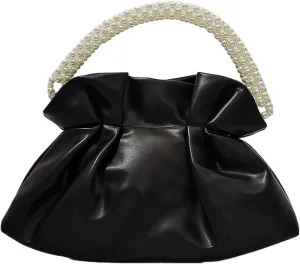 HUANG ZHUANG Beaded Clutch Evening Bag Leather Clutch Bag Lightweight Party Handbag Women Prom Purse