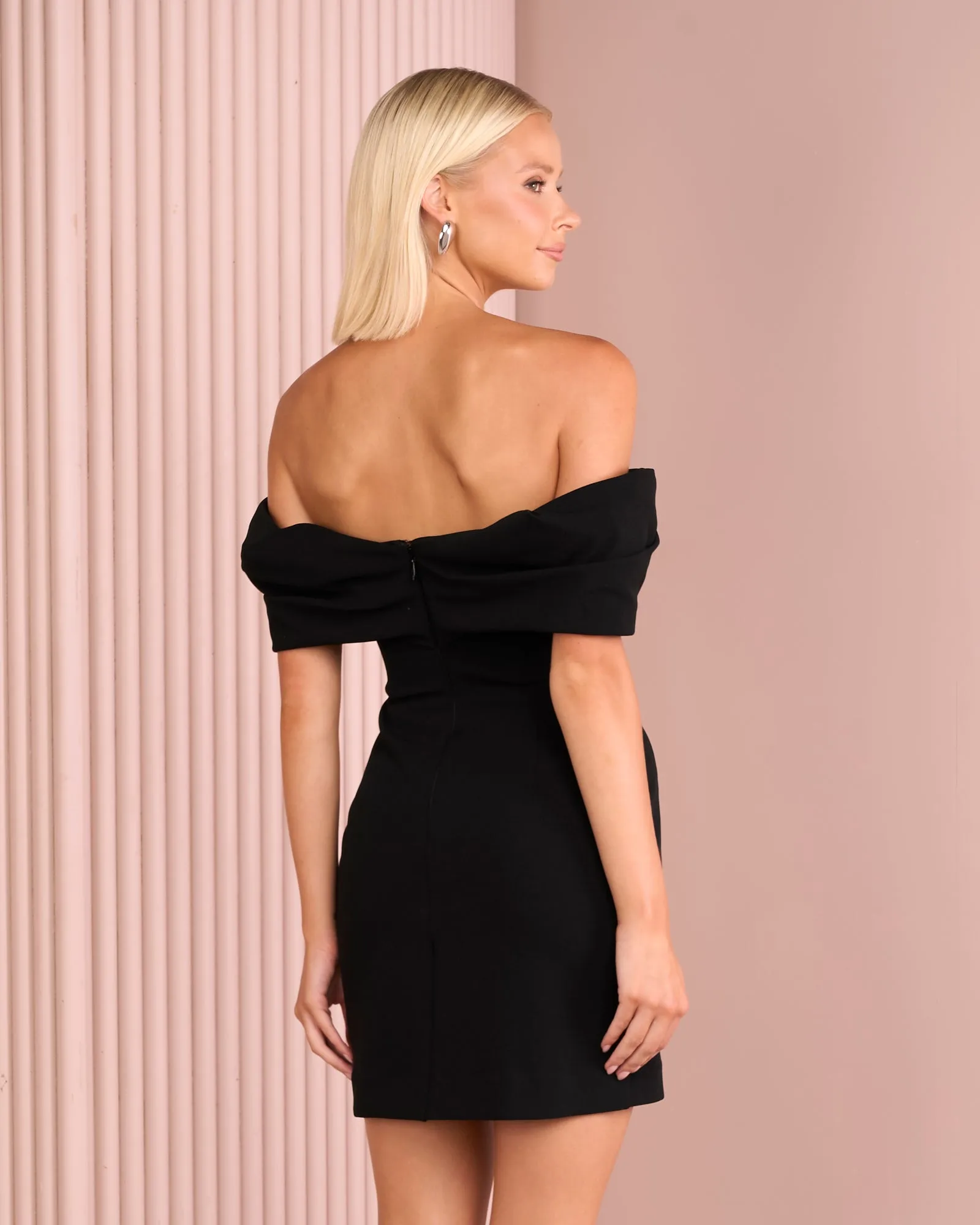 Jerrie Off Shoulder Mini Dress