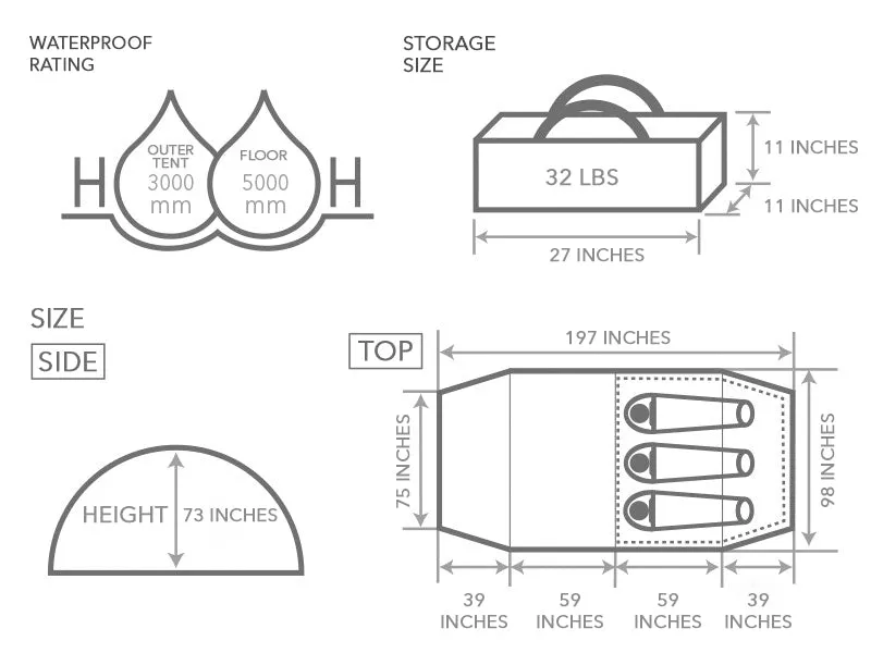 Kamaboko Super Tent (S)