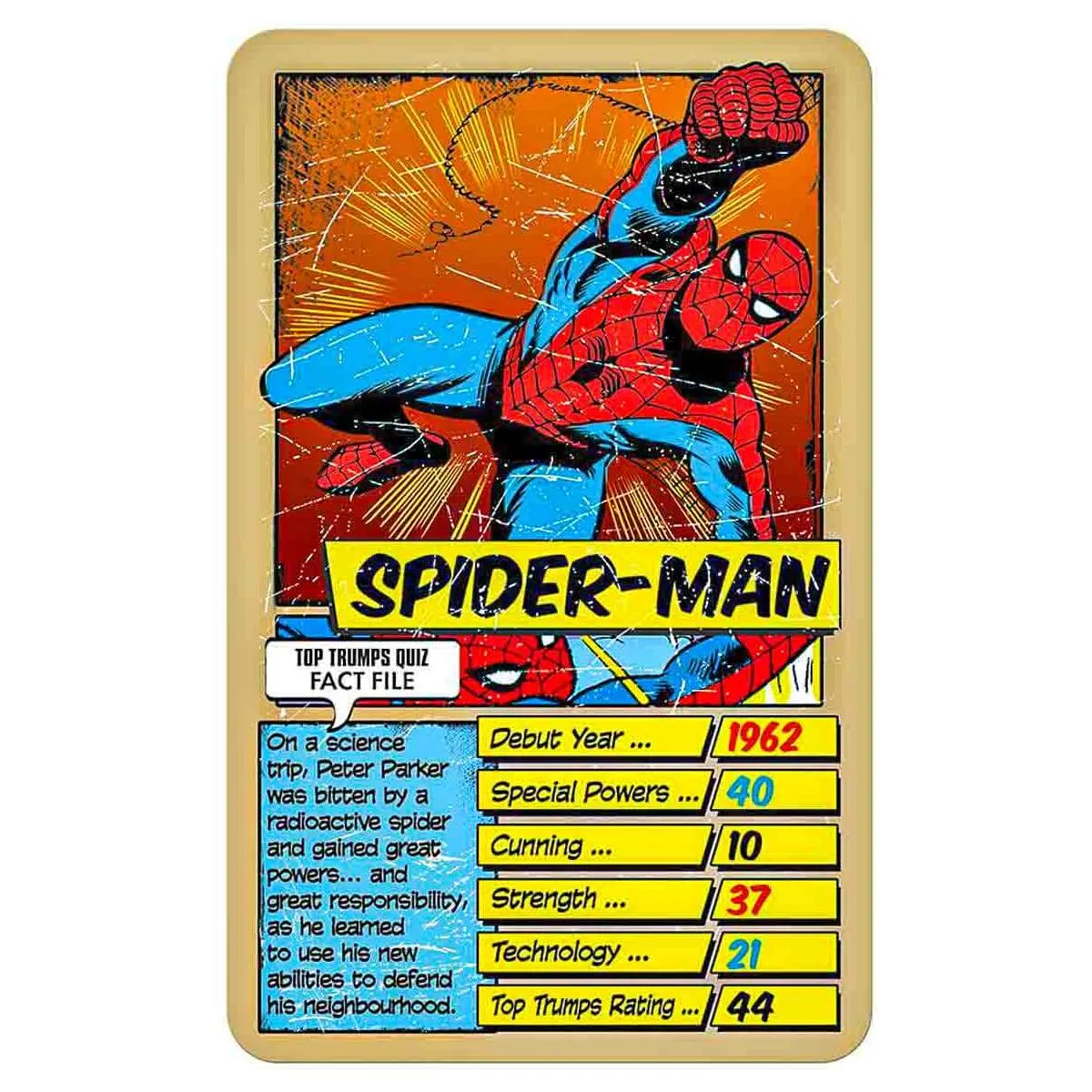 Marvel Comics Retro Top Trumps Specials Card Game
