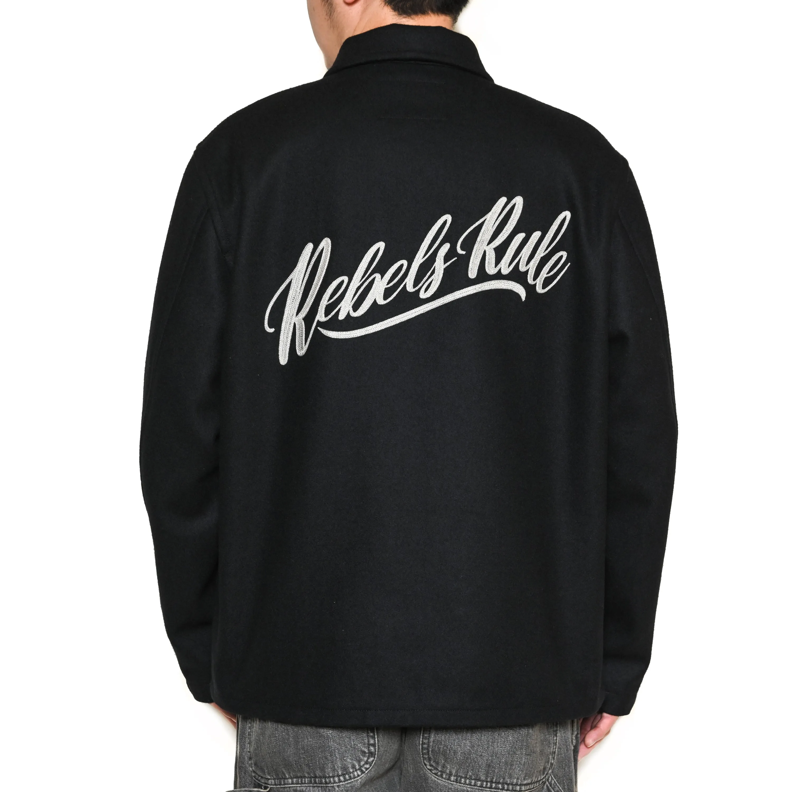 MELTON WOOL SPORTS TYPE JACKET ＜REBELS RULE＞
