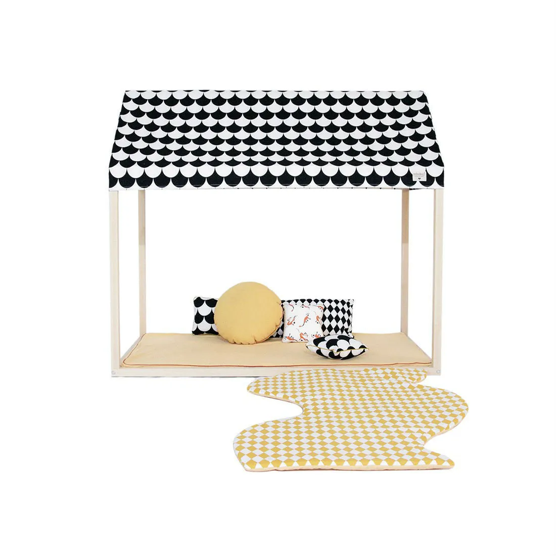 Nobodinoz Ibiza Home Roof & Structure Box Black Scales