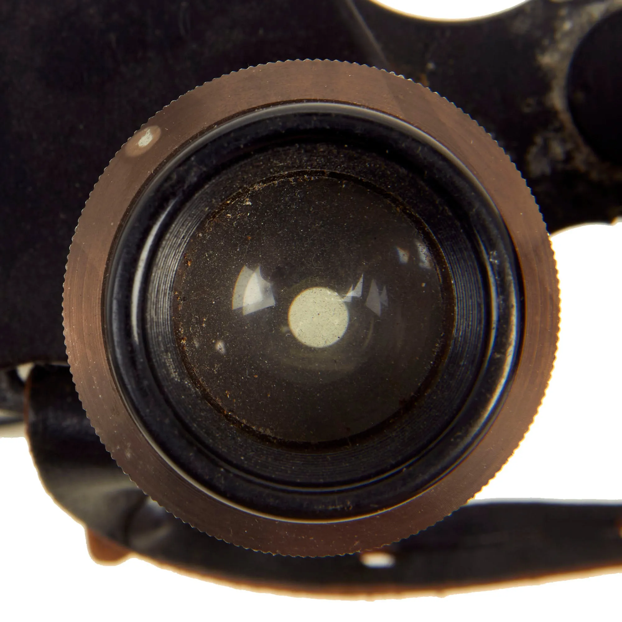 Original German WWII 10x50 Dienstglas Binoculars by Ernst Leitz (beh) with 1943 Dated Case