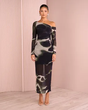 Queeko Off Shoulder Maxi Dress