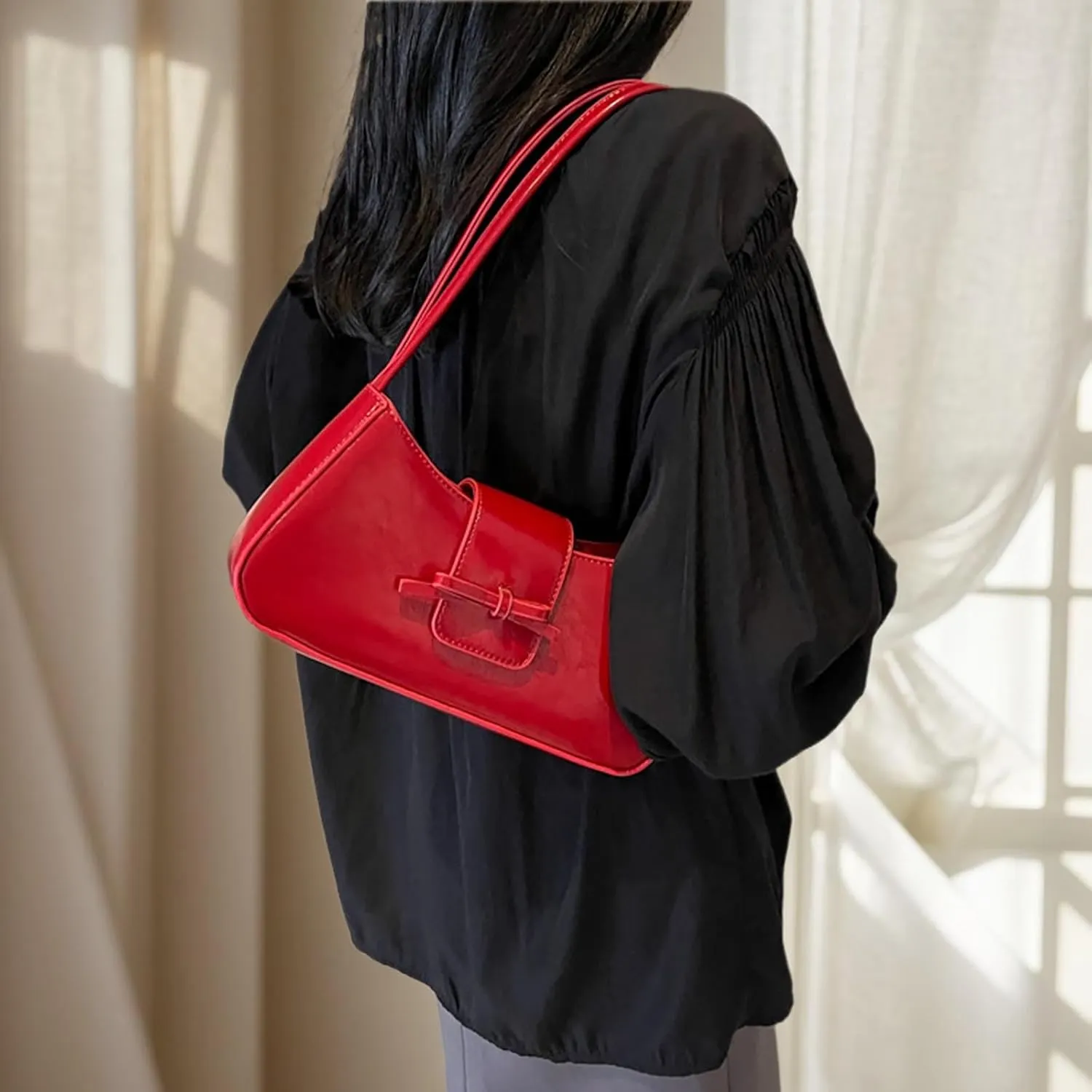 Shoulder Bags for Women Trendy Y2k Hobo Bag Style Small Shoulder Purse Cute Hobo Tote Handbag Clutch Purses