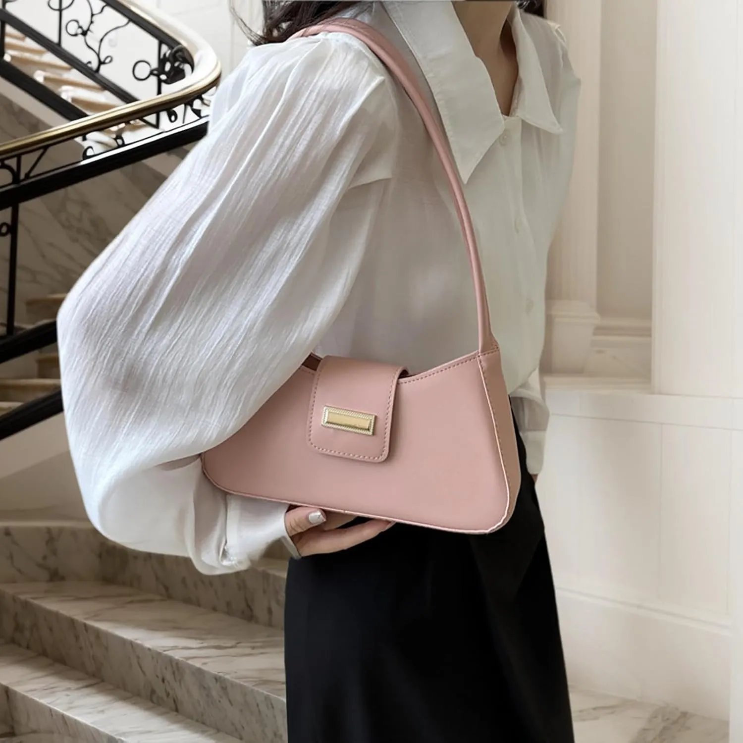 Shoulder Bags for Women Trendy Y2k Hobo Bag Style Small Shoulder Purse Cute Hobo Tote Handbag Clutch Purses
