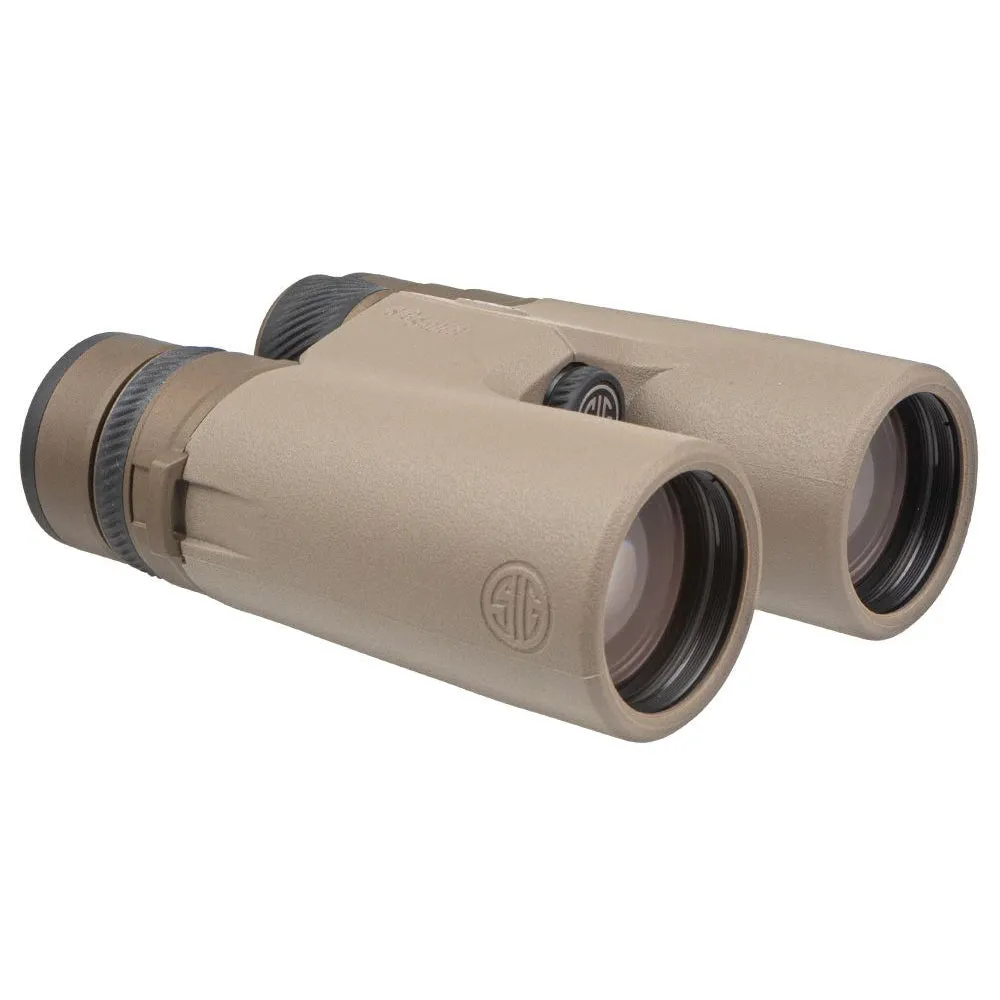 Sig Sauer Zulu8 HDX Binocular, 10X42, HDX Lens, Closed Bridge - FDE