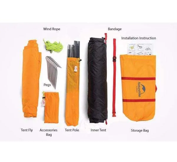 Speedy 3 - 2.4 Kg Hiking Tent - Amber