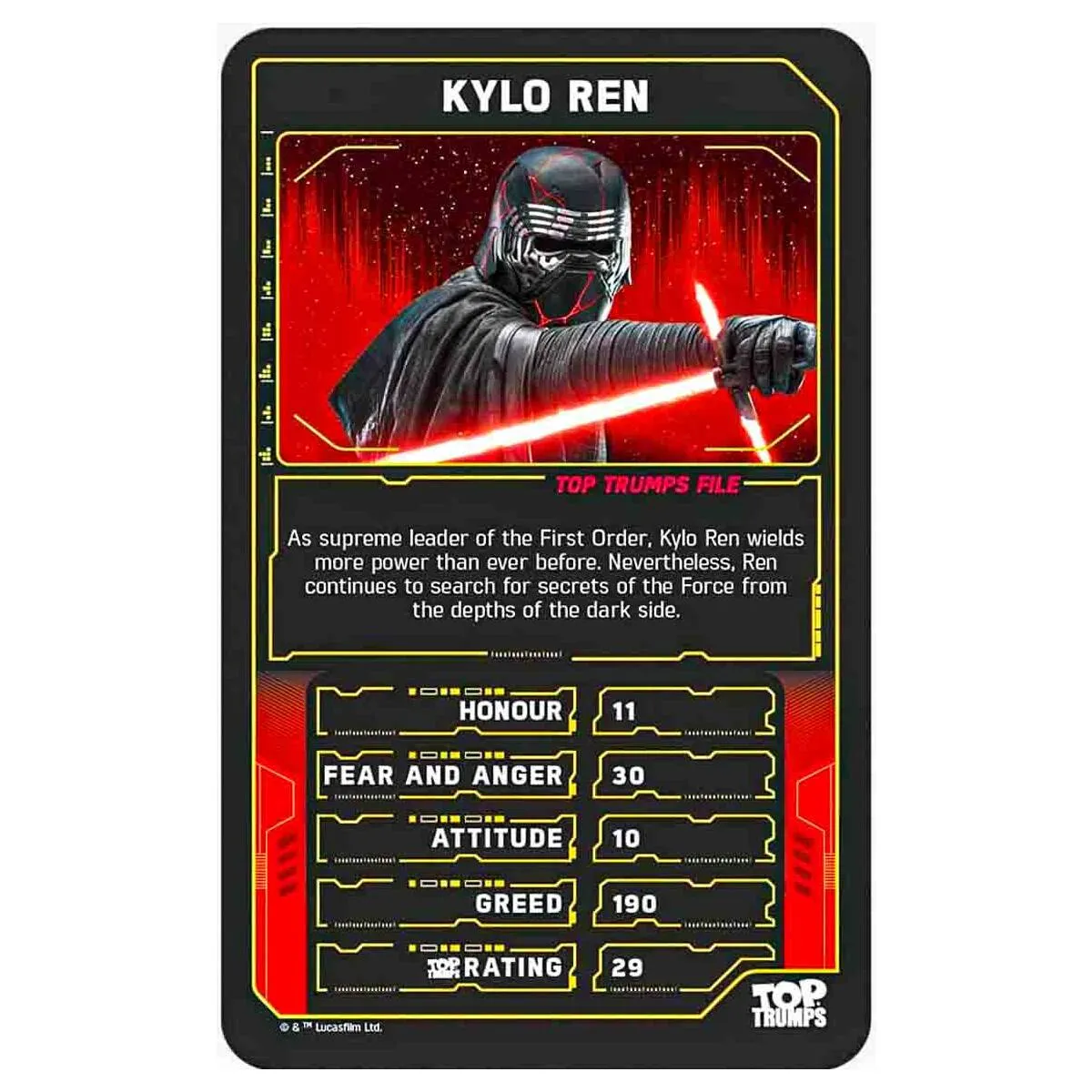Star Wars: The Rise Of Skywalker Top Trumps Specials Card Game