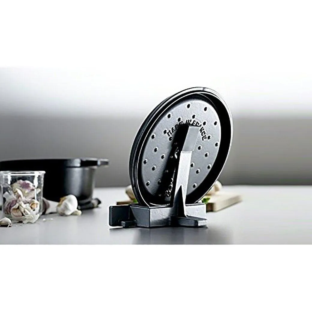Staub Cast Iron Lid Holder - Black