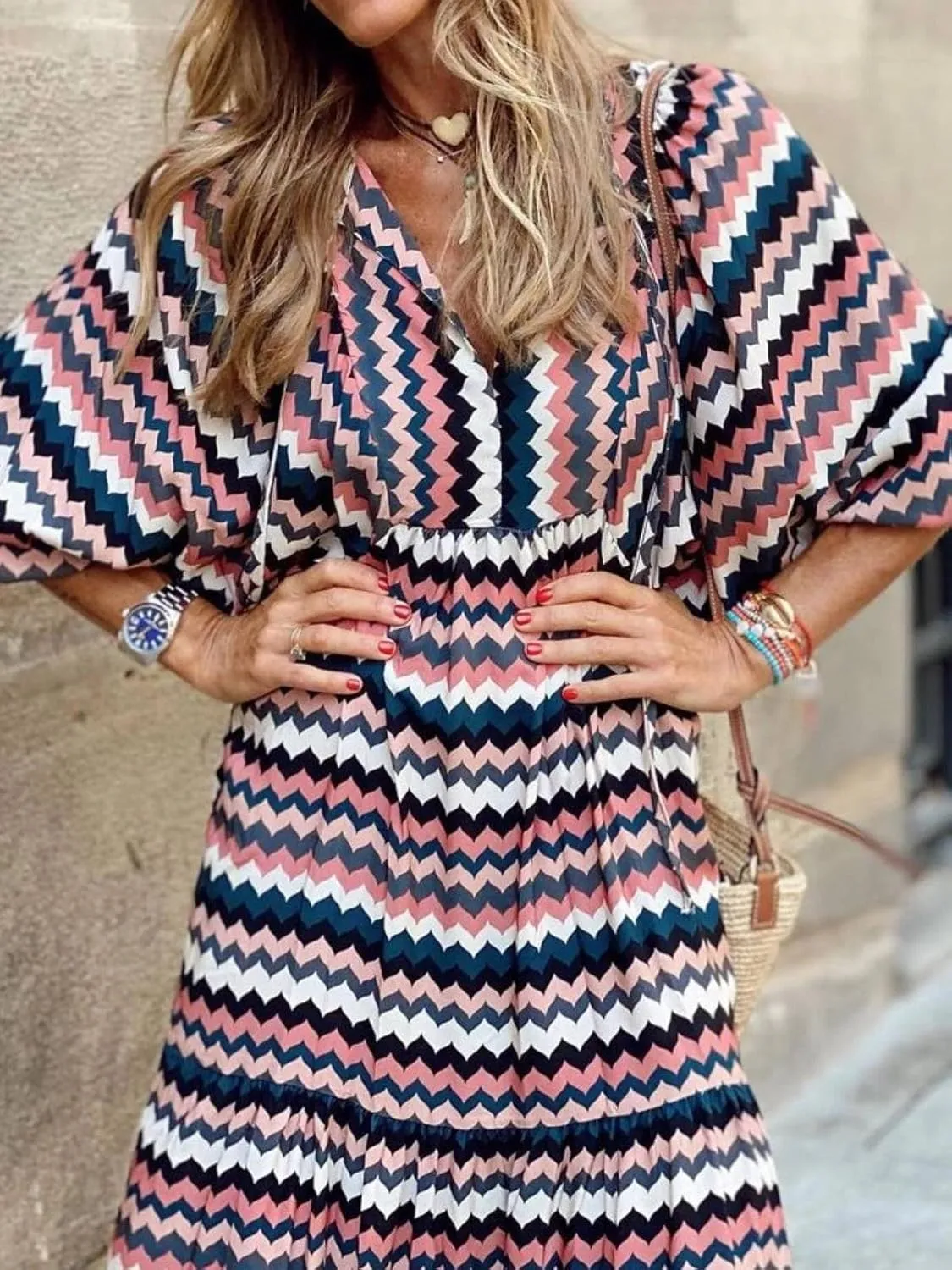 Summer Dresses for Women 2024 Casual Beach Flowy Maxi Dress Hawaiian Sun Dresses Ladies Club Party Dress