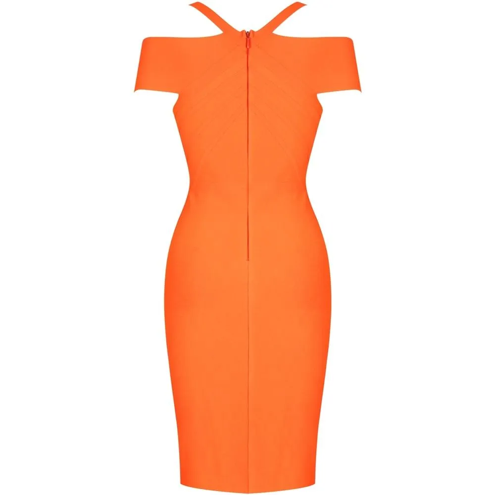 Summer Off Shoulder Bandage Dress