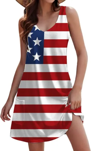 Sundresses for Women 2025 Athletic Tennis Workout Dress Sports Mini Romper Dresses Built V Neck Short Sundress
