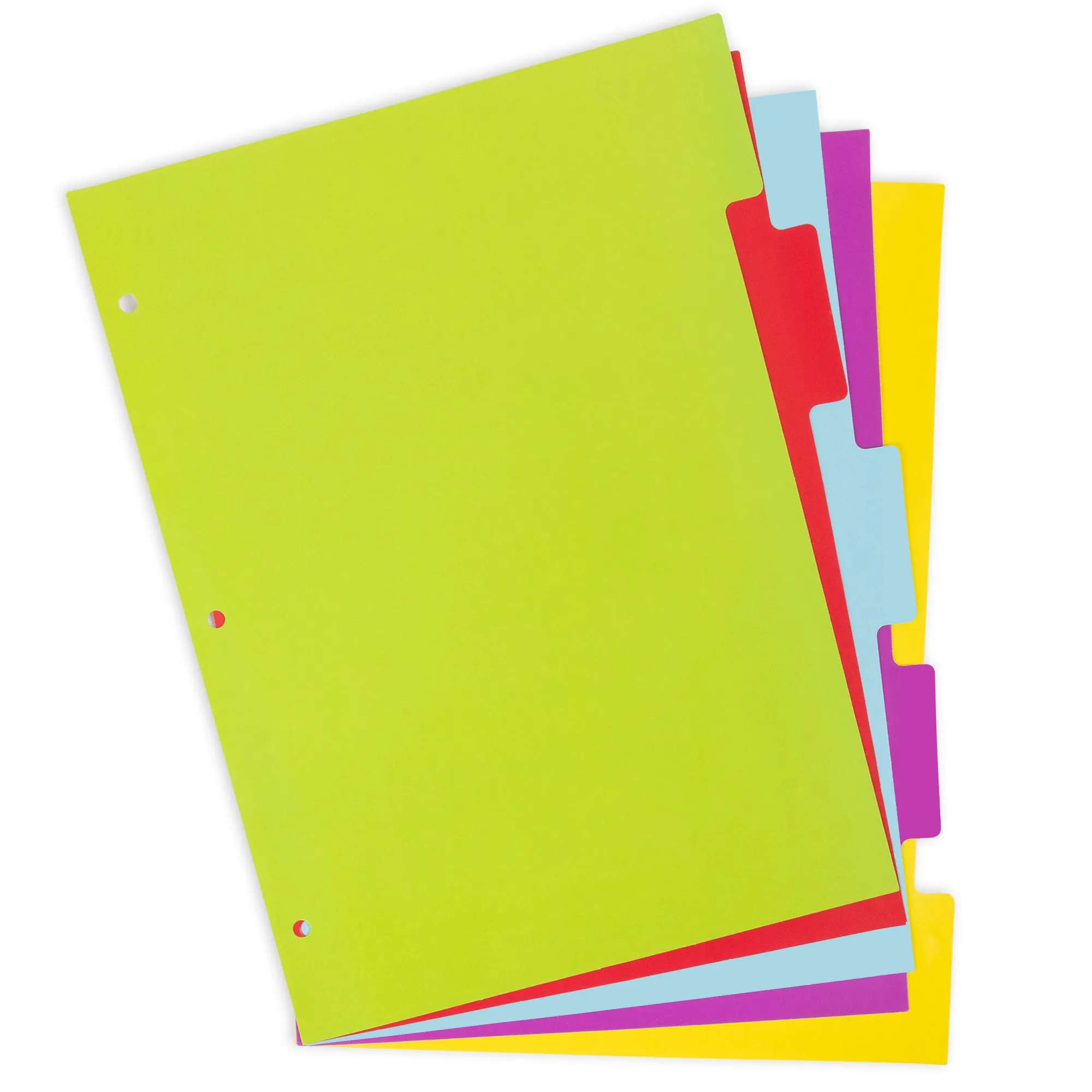 Tab Index Dividers 5-pack