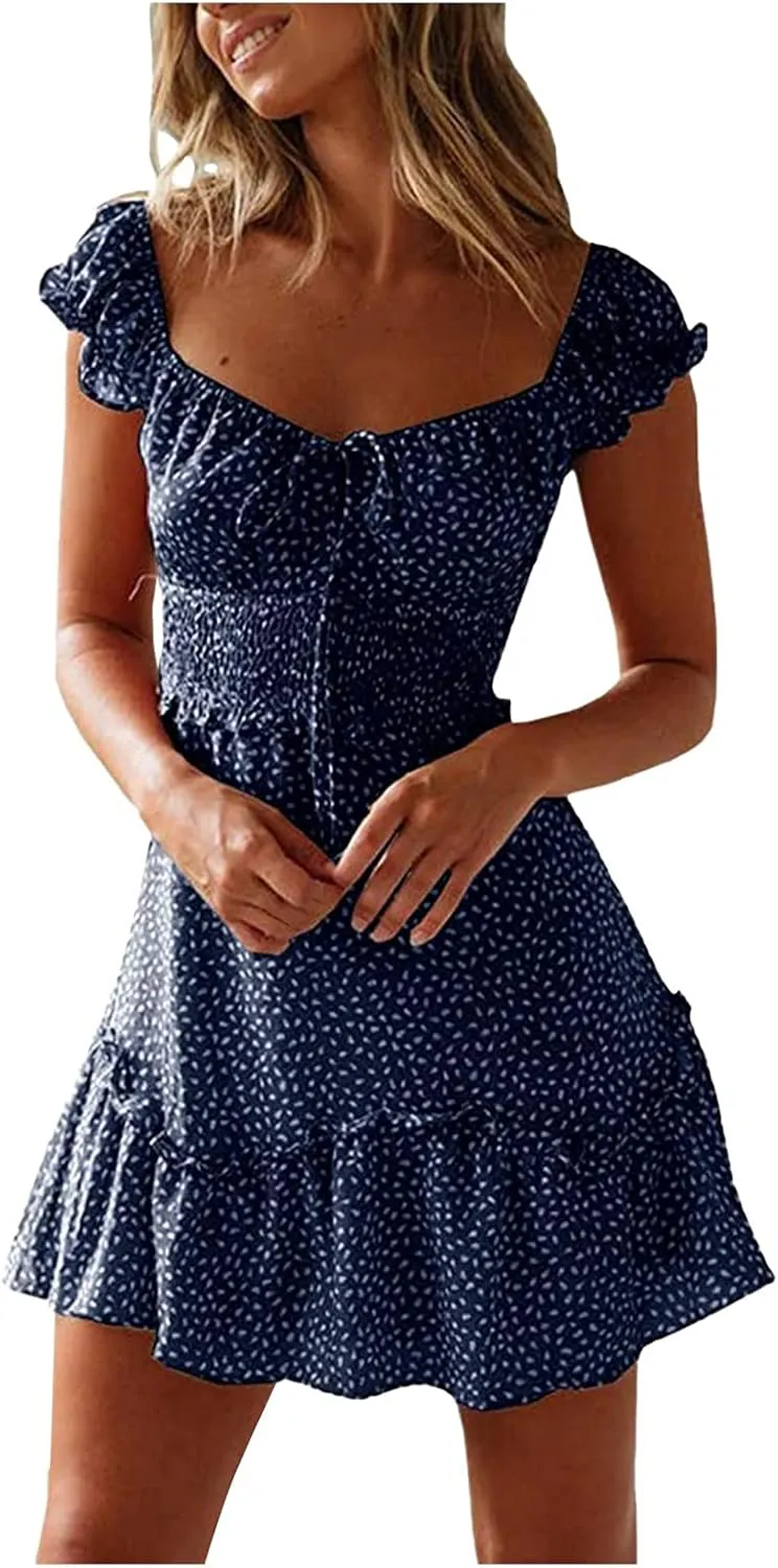 Women Long Sleeves Sexy Ruched Bodycon Mini Dress Drawstring Sweetheart Neck Wrap Short Party Cocktail Dress