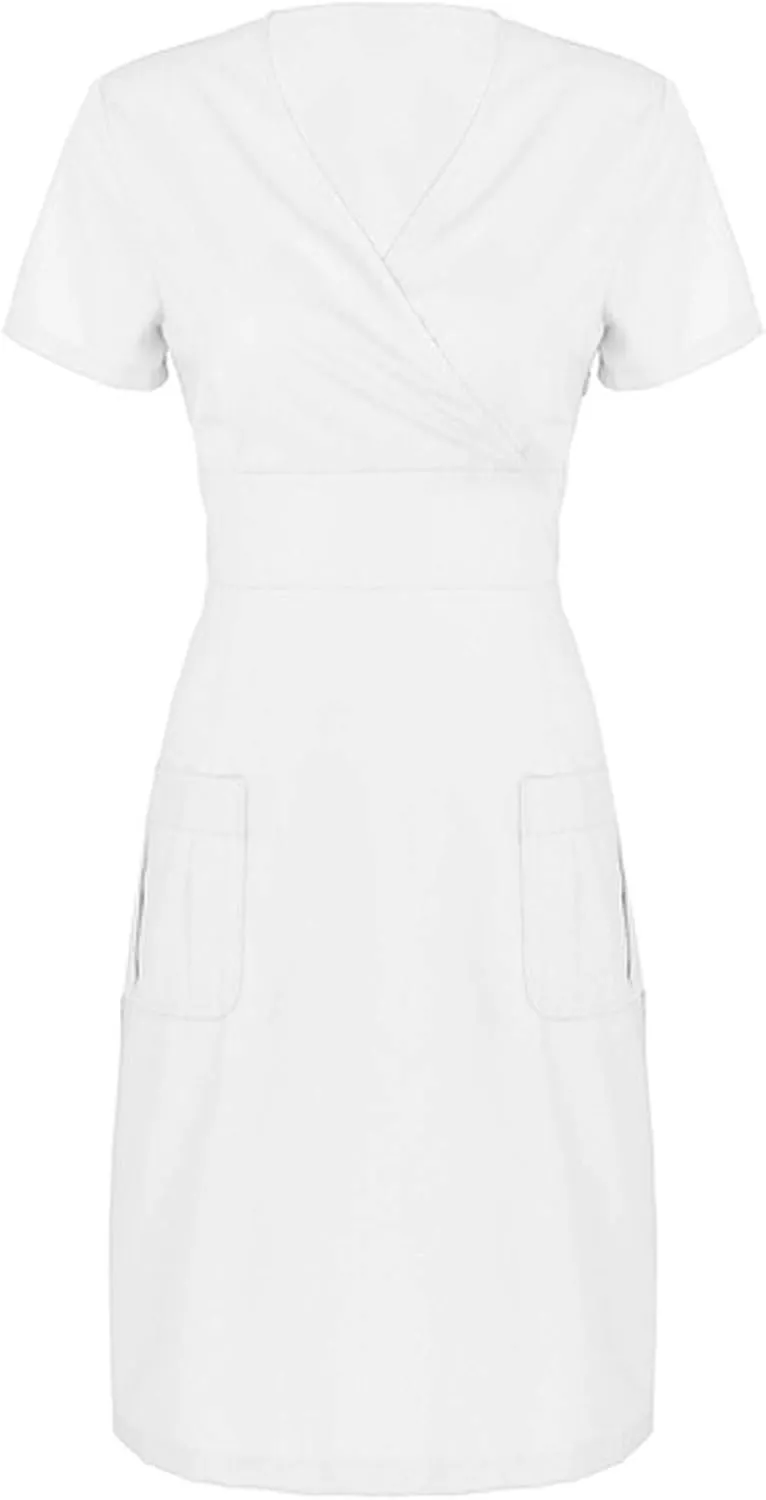 Women's 2025 Summer Sleeveless Dress Scoop Neck Pleated Swing Casual Midi Dresses Loose Beach Sundress with Pockets