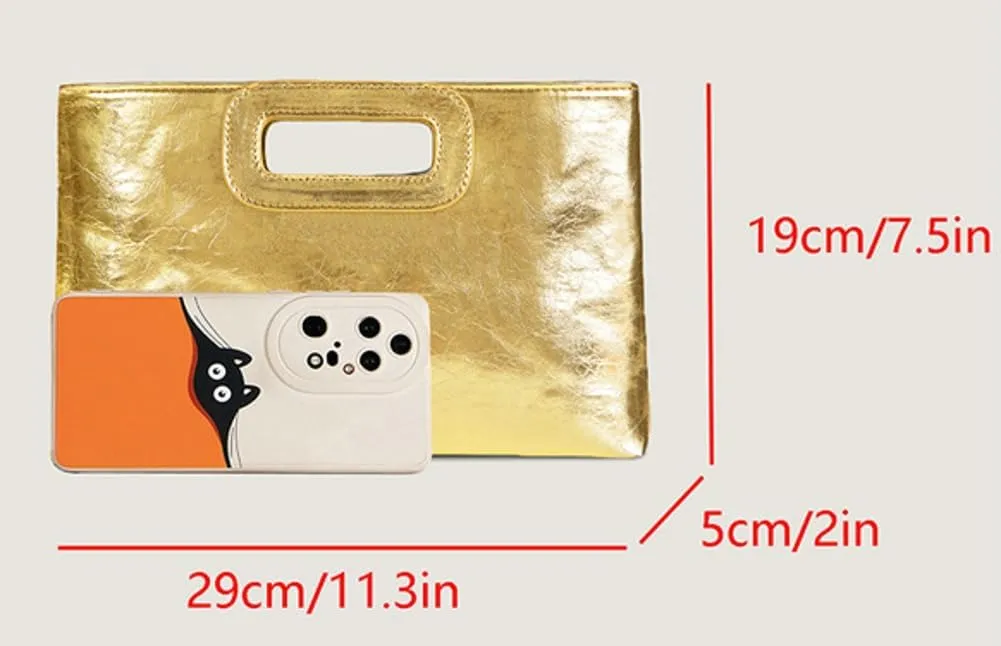Womens Clutch Purse Soft Leather Evening Bag Formal Handbag Crossbody Bag Wedding Party Bridal Purse with Chain