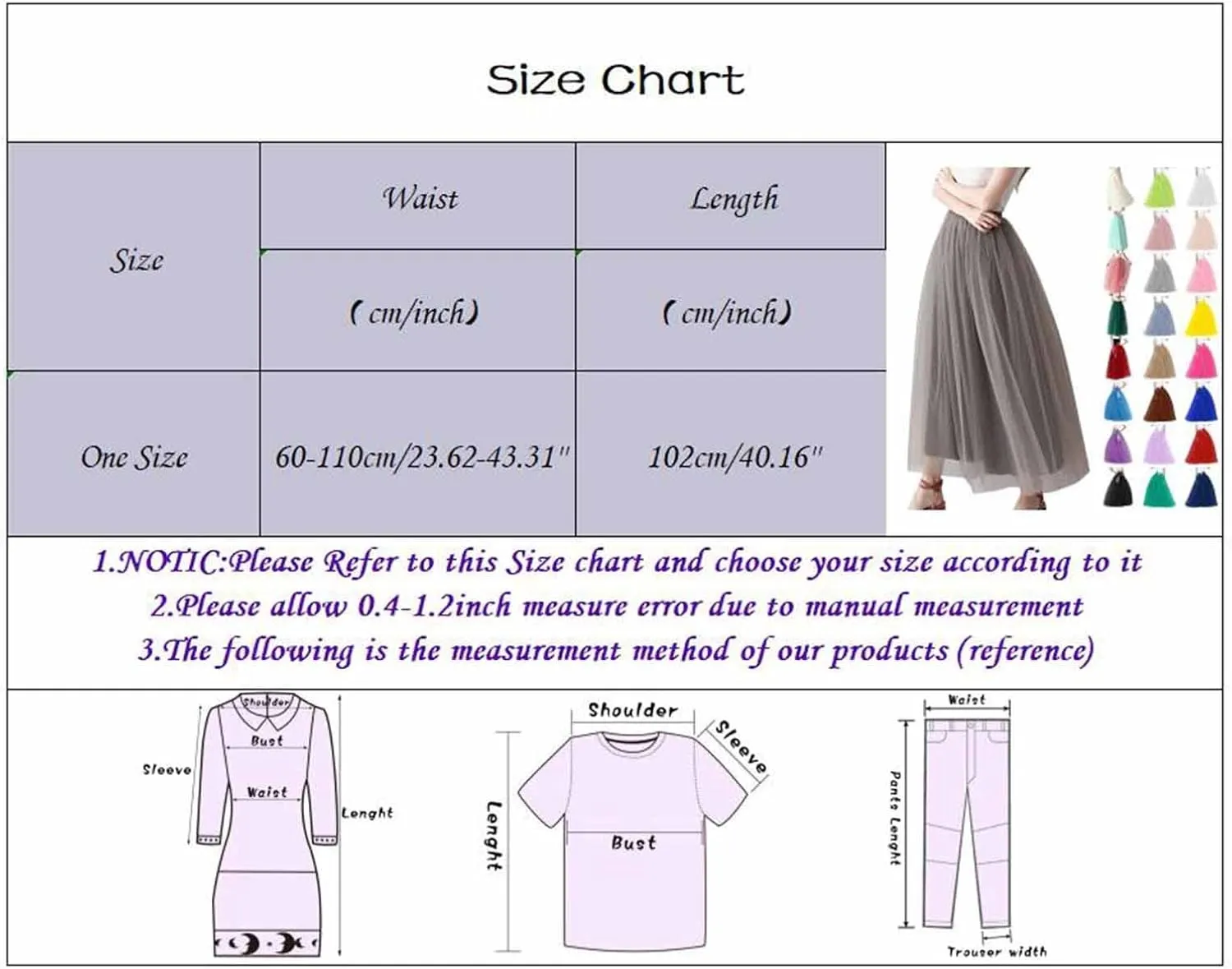 Womens Long Tutu Skirts Pleated Princess Midi Skirts Adult Tutu Dancing Party Evening Tulle Ankle Skirt for