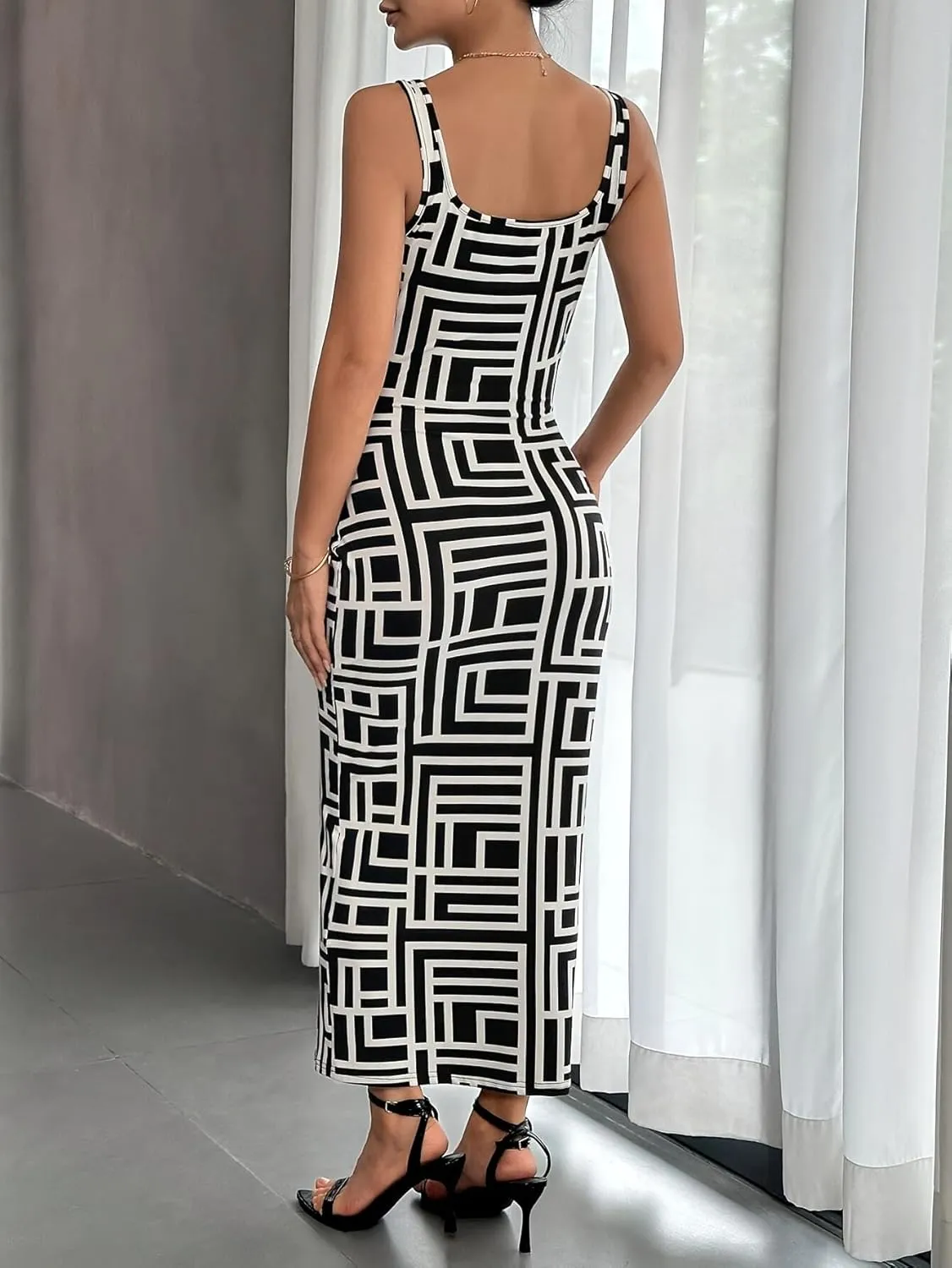 Women's Sexy Bodycon Dress Long Maxi Tank Dresses Beach Sundresses
