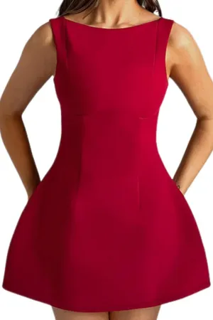 Women's Sexy Casual Sleeveless Summer Dress Party Club Mini Tank Dresses Sundress Basic Fitted Dress