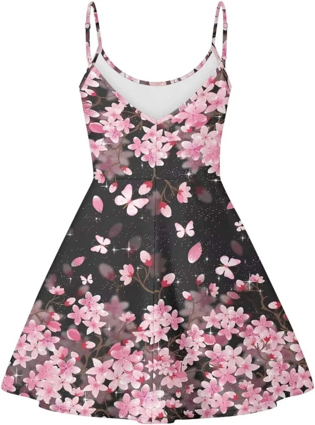 Womens Summer Casual Swing Tank Dresses, Beachwear Sleeveless Dresses for Girls